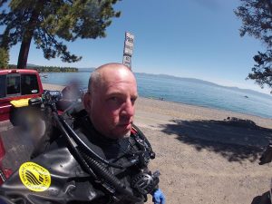 Post Dive at Hurricane Bay, Lake Tahoe
