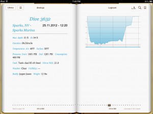 Dive Logs in iBooks