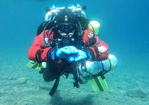 Diving in Hurricane Bay, Lake Tahoe