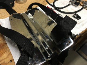 SubGravity 6mm Stainless Steel Backplate with Harness