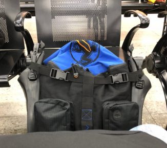 Akona Carry-on Dive Bag at the Roatan Airport