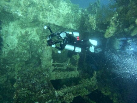 Sidemount technical diving Truk Lagoon. Traveling with Scuba gear. Best regulator choices.