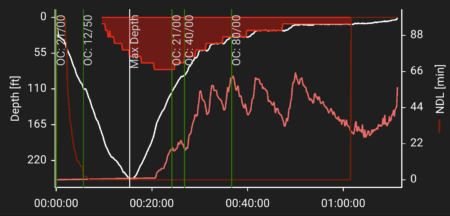 Gas Switch Accelerated Decompression Diving
