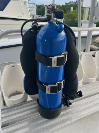Dive Rite TransPac Tank Band and Scuba Tank Mounting