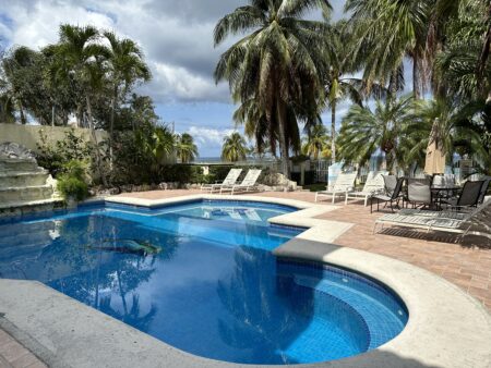 The Villa Pool at Villa Las Uvas, Cozumel MX. Amazing Cozumel Diving Vacations.