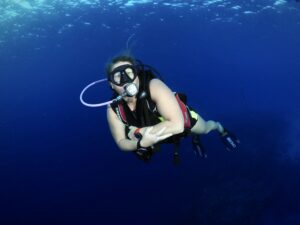 Perfect trim with a traditional BCD is possible for some divers.